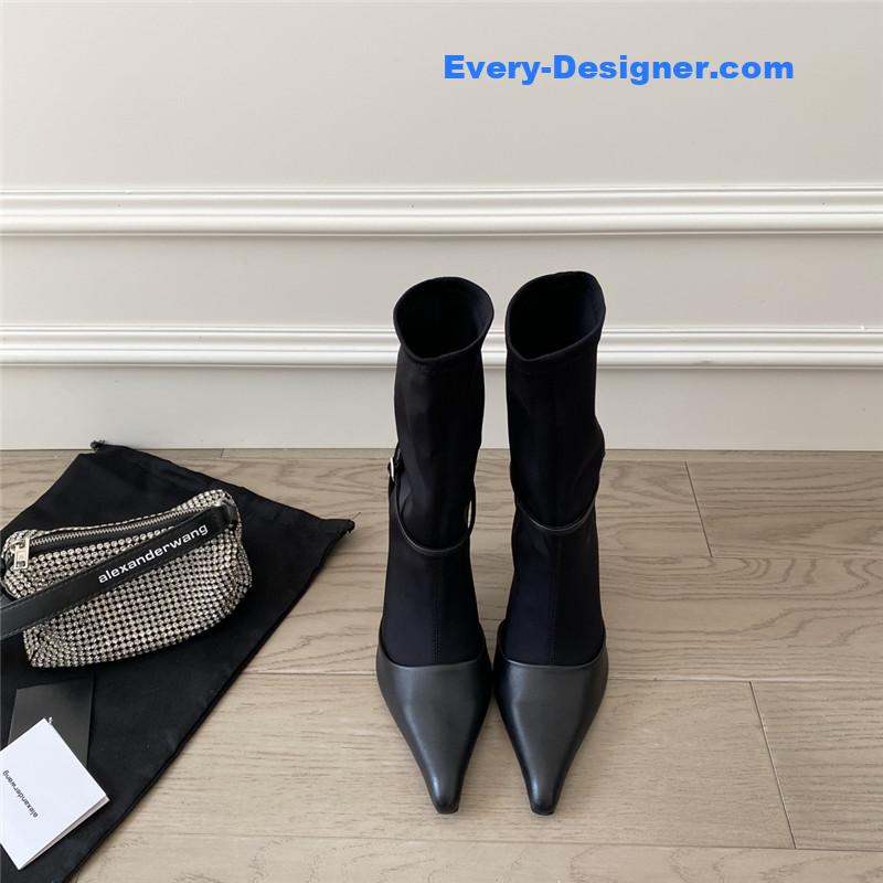 A1exa*der wang new spliced high heel boots