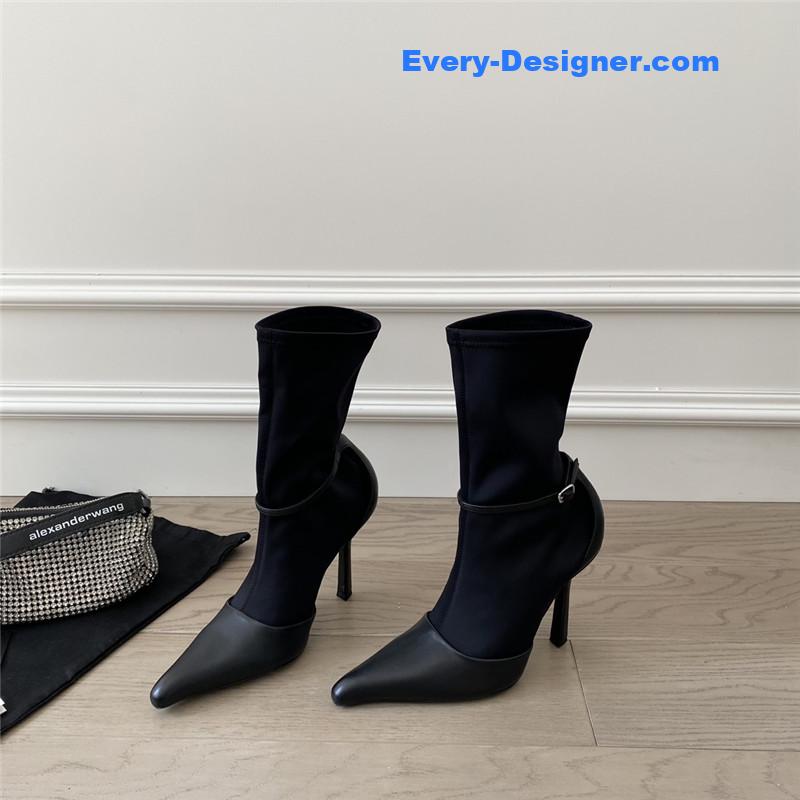 A1exa*der wang new spliced high heel boots