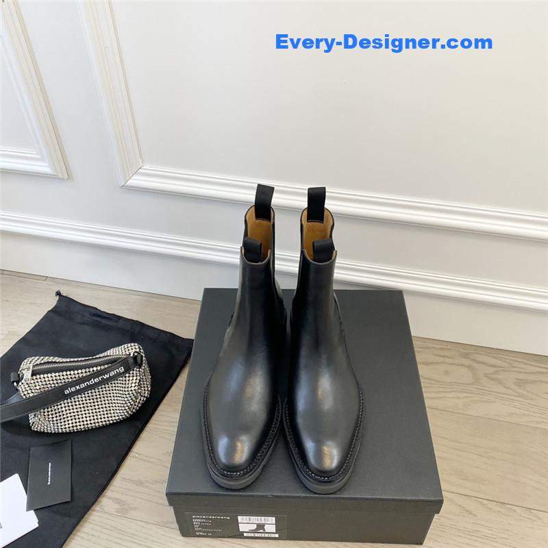 A1exa*der wang square toe small square toe chelsea short boots