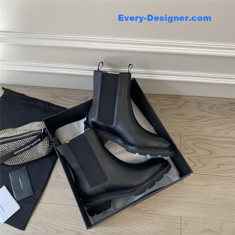 A1exa*der wang square toe small square toe chelsea short boots