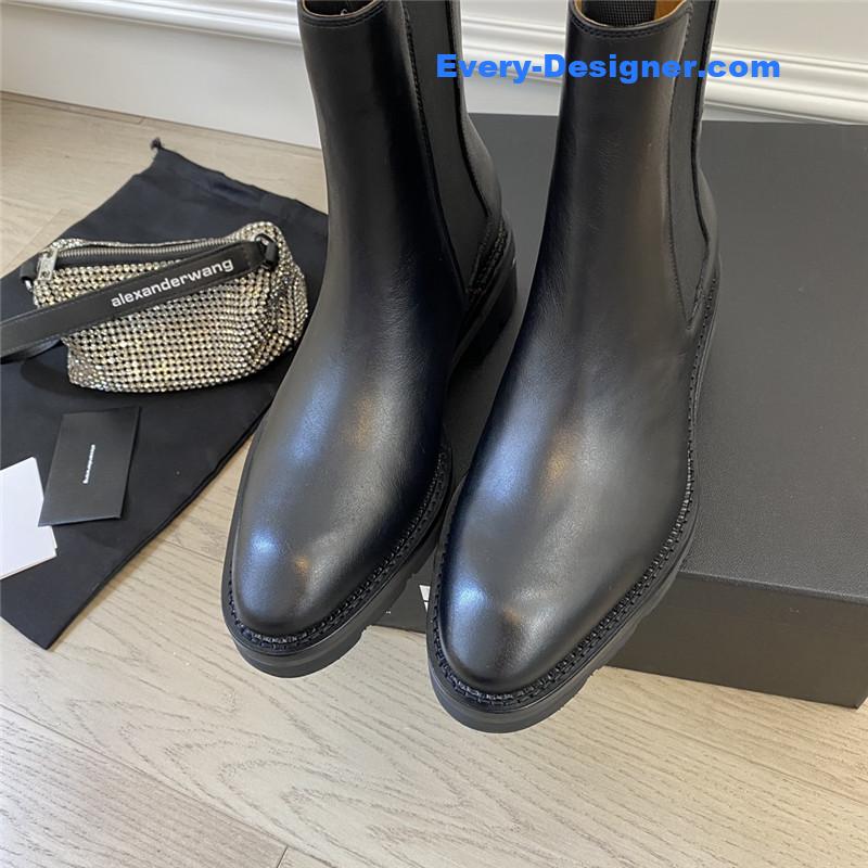 A1exa*der wang square toe small square toe chelsea short boots