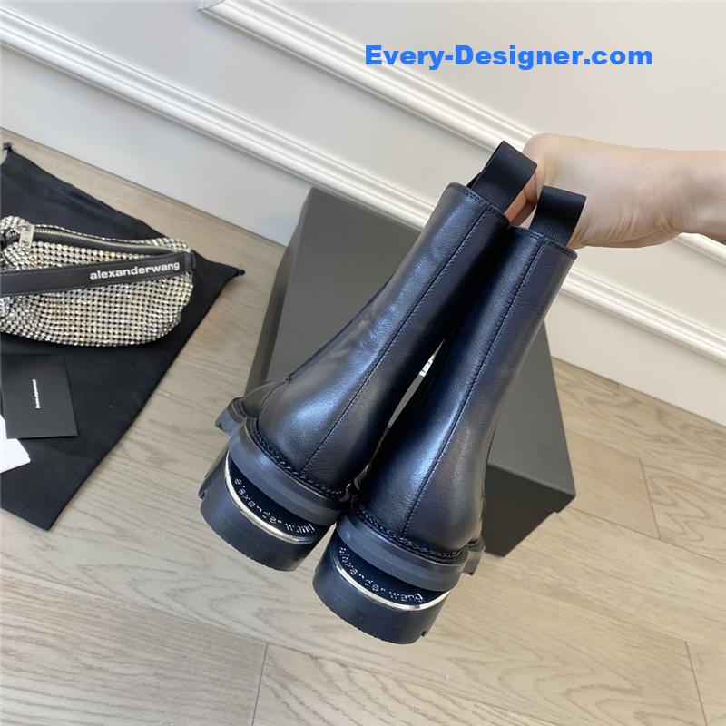 A1exa*der wang square toe small square toe chelsea short boots