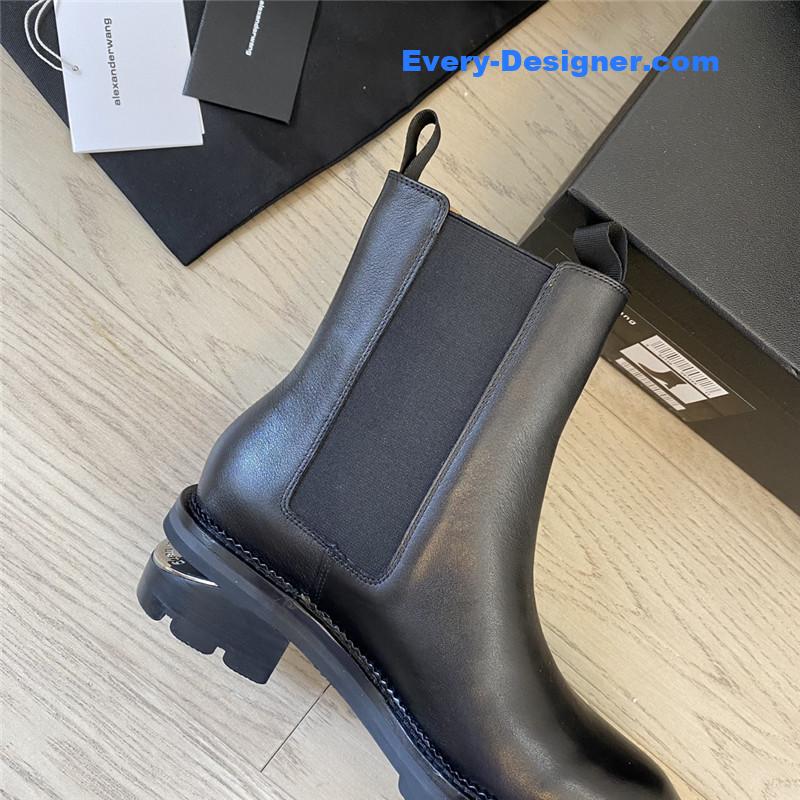 A1exa*der wang square toe small square toe chelsea short boots
