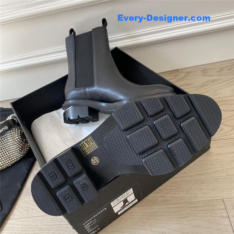 A1exa*der wang square toe small square toe chelsea short boots
