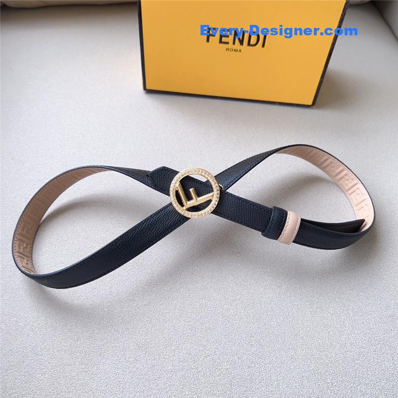 F**di 2.0cm reversible belt