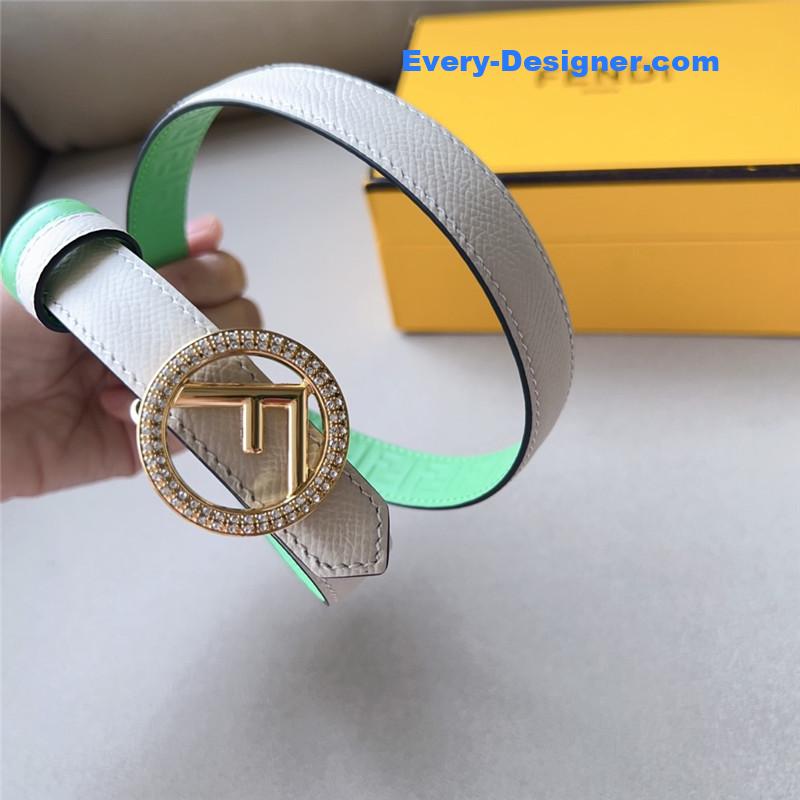 F**di 2.0cm reversible belt