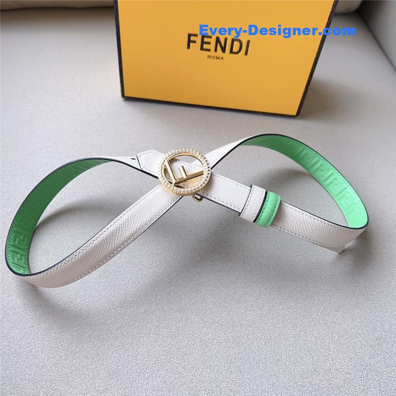 F**di 2.0cm reversible belt