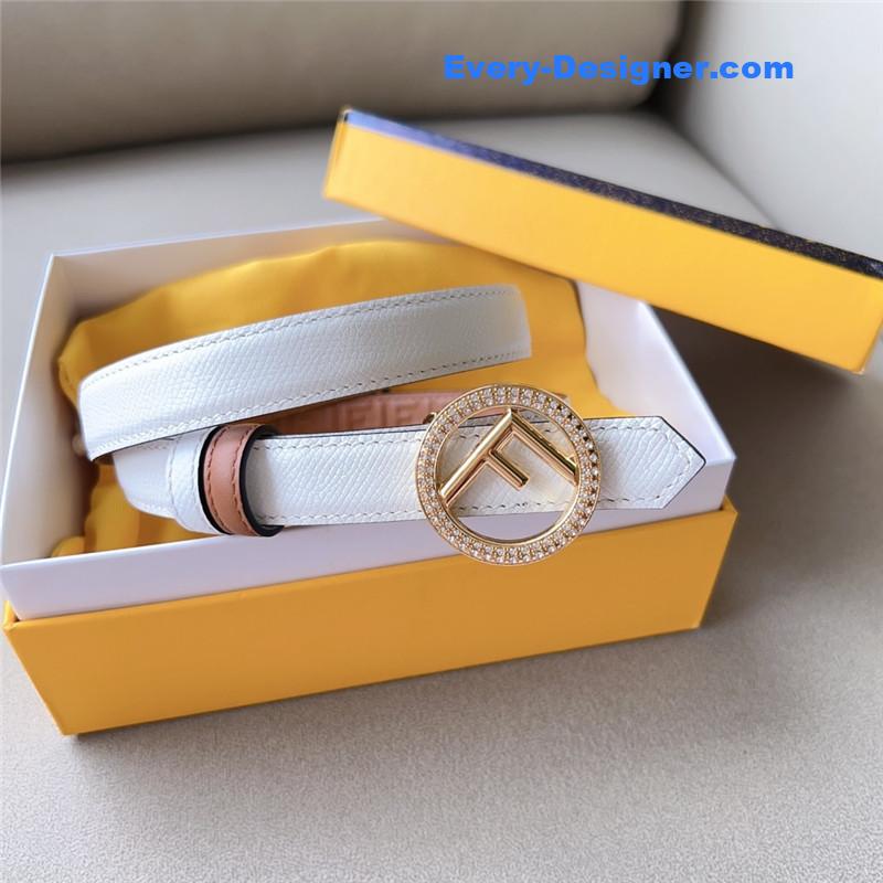 F**di 2.0cm reversible belt