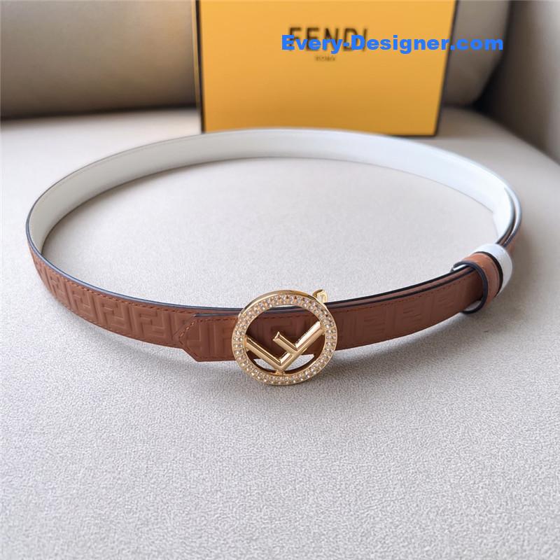 F**di 2.0cm reversible belt