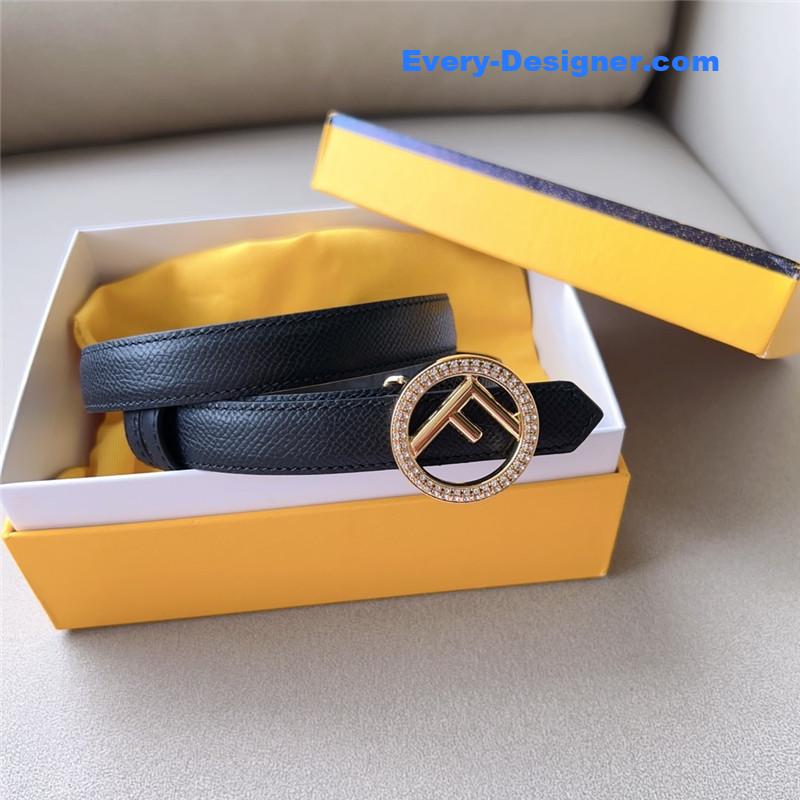 F**di 2.0cm reversible belt