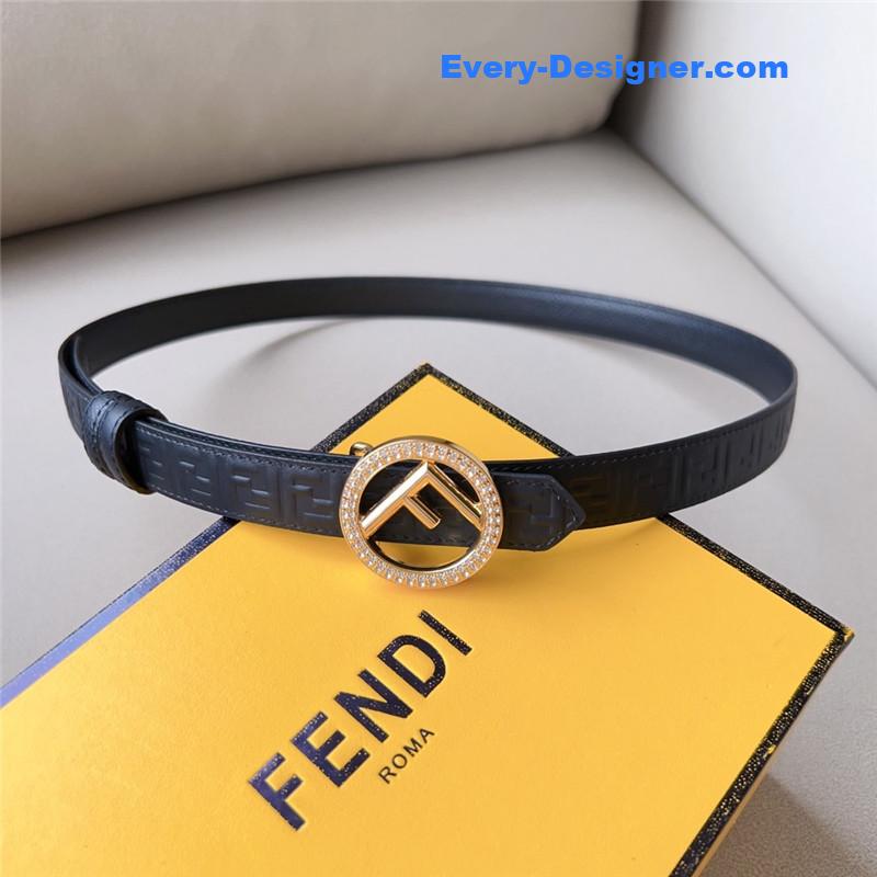 F**di 2.0cm reversible belt