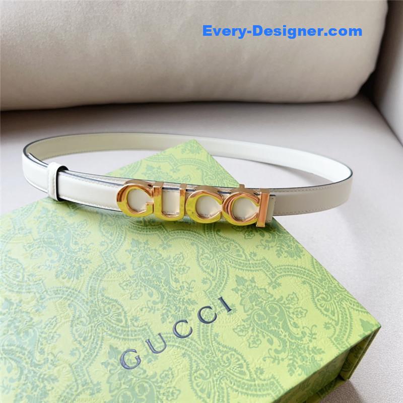 Gvc*1 double g embellishment + square buckle belt