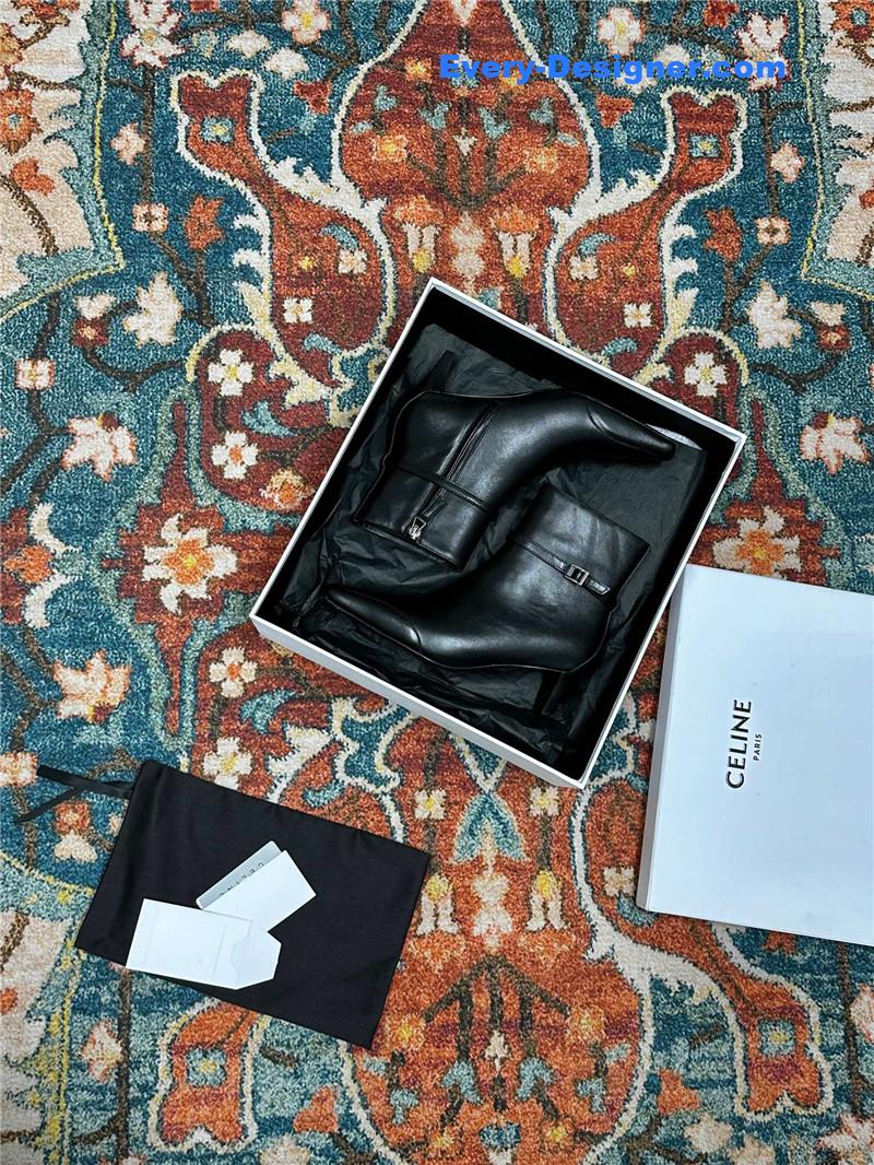 Ce1i*e arc de triomphe pointed toe early autumn short boots