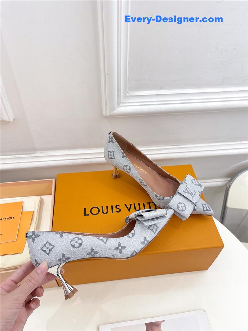 l0vis Vvtt0n lv new bow pointed toe shoes
