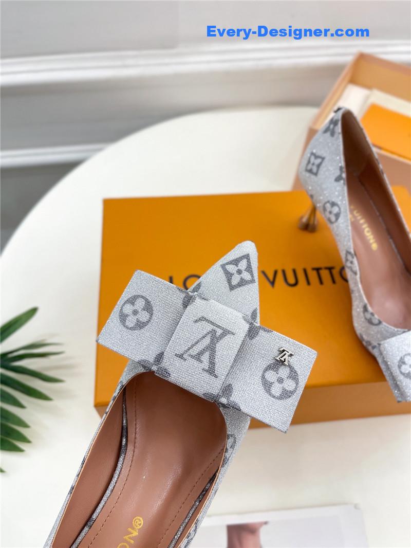 l0vis Vvtt0n lv new bow pointed toe shoes