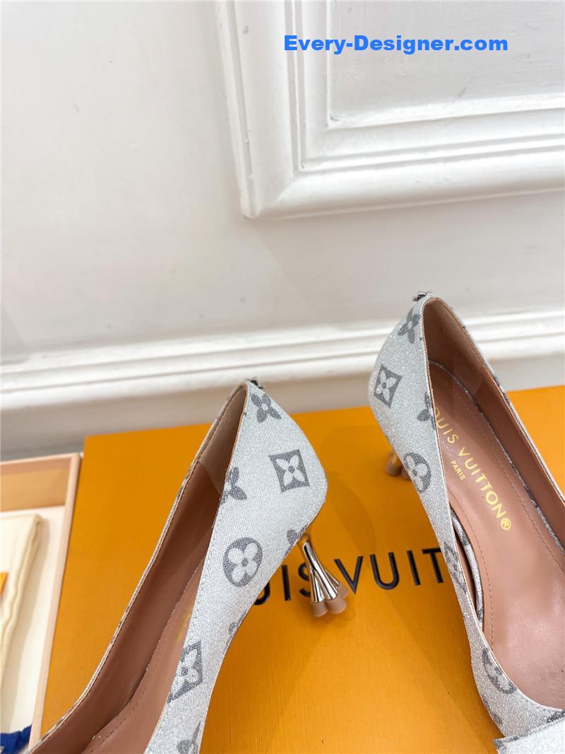 l0vis Vvtt0n lv new bow pointed toe shoes