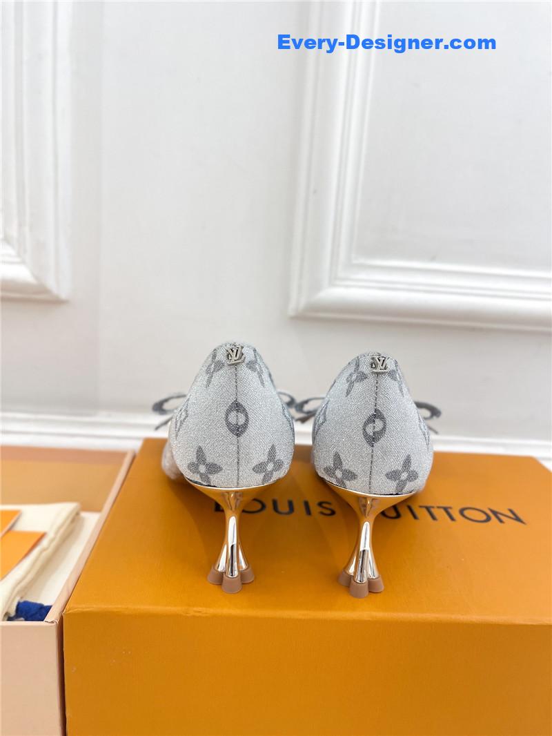 l0vis Vvtt0n lv new bow pointed toe shoes