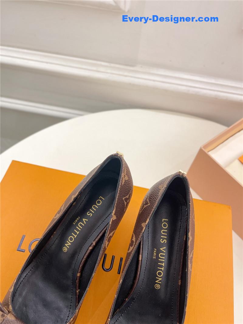 l0vis Vvtt0n lv new bow pointed toe shoes