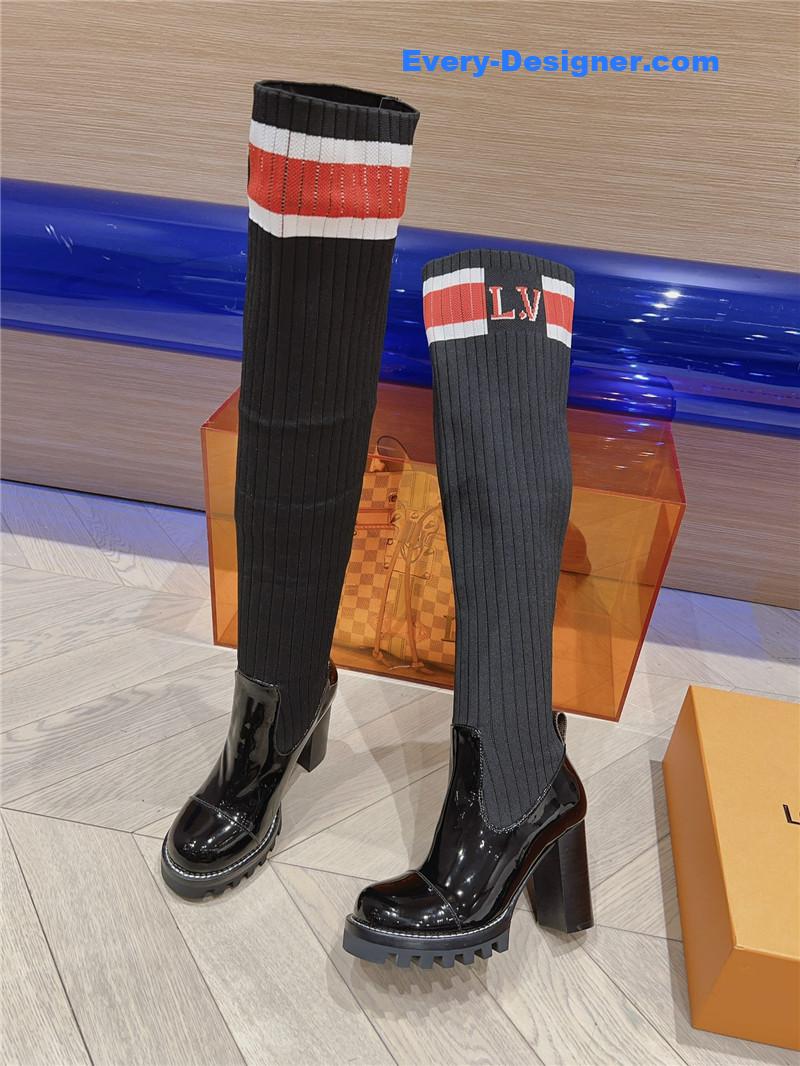 l0vis Vvtt0n lv new high heel sock boots