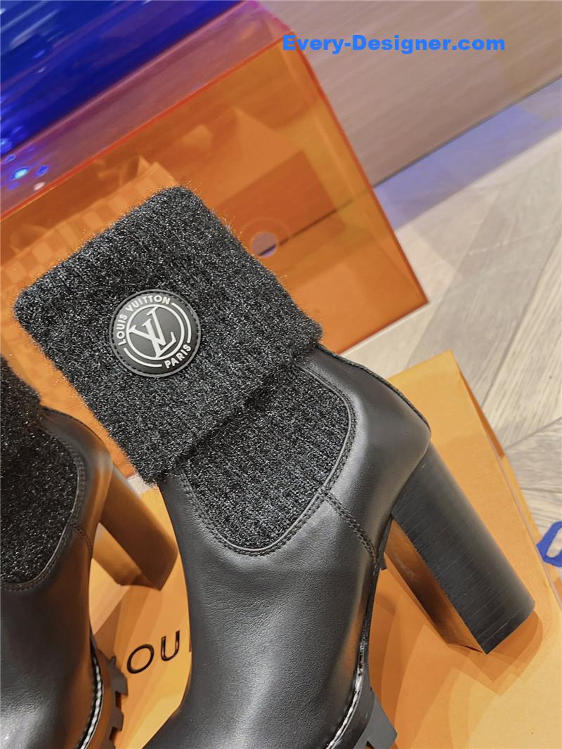 l0vis Vvtt0n lv new wool high heel boots
