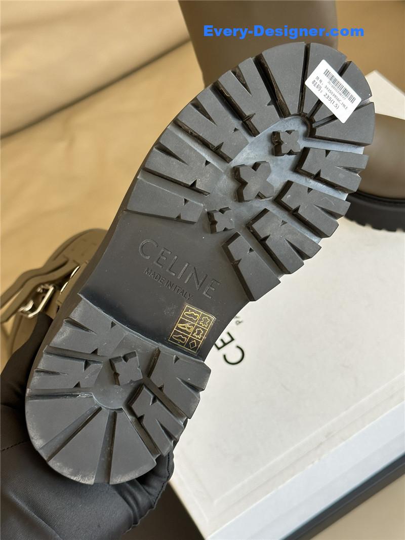 Ce1i*e thick sole mid-calf boots