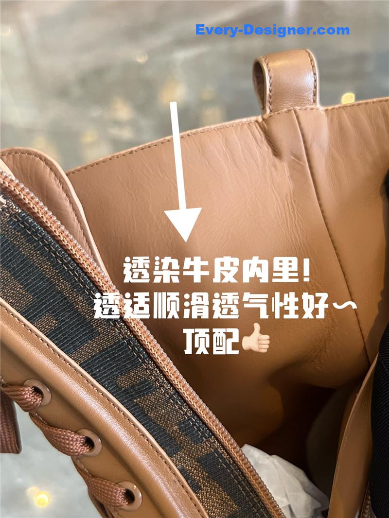 F**di domino motorcycle boots