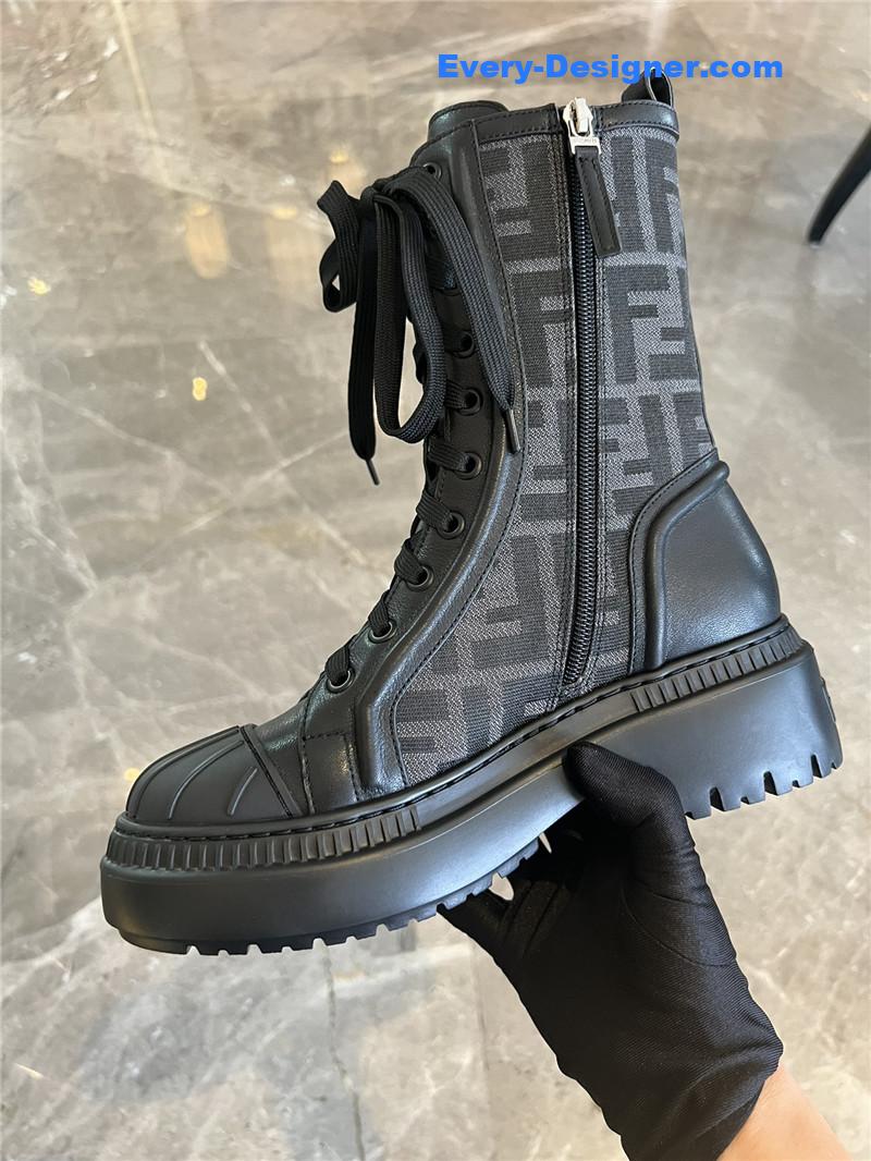 F**di domino motorcycle boots