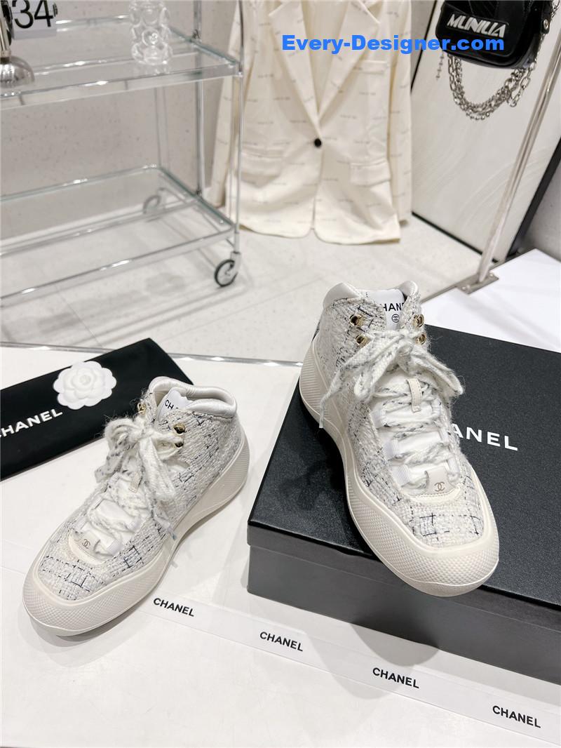 CC sports lace-up thick-soled women’s boots