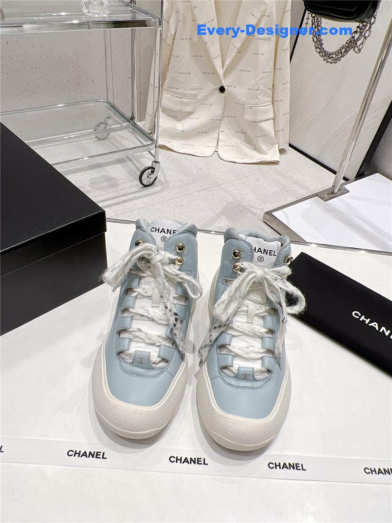 CC sports lace-up thick-soled women’s boots