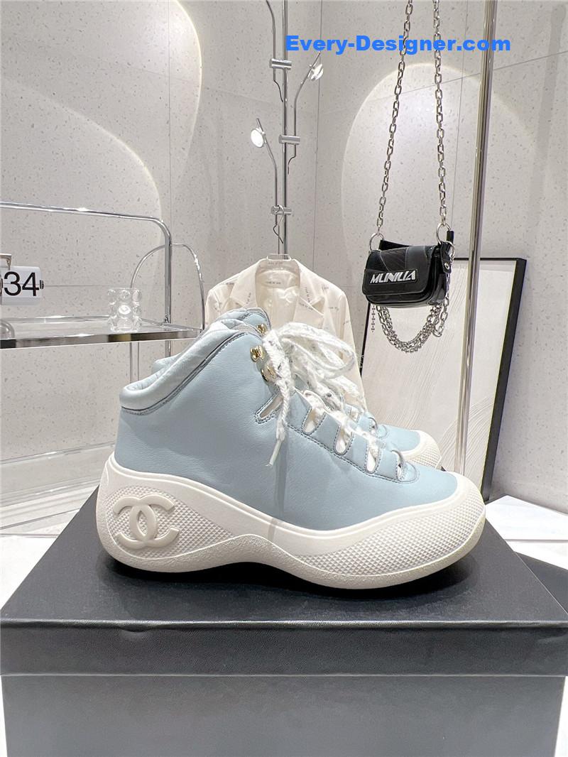 CC sports lace-up thick-soled women’s boots