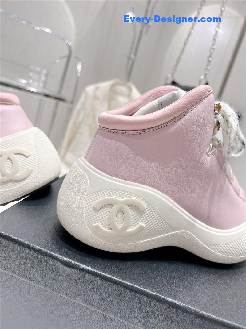 CC sports lace-up thick-soled women’s boots