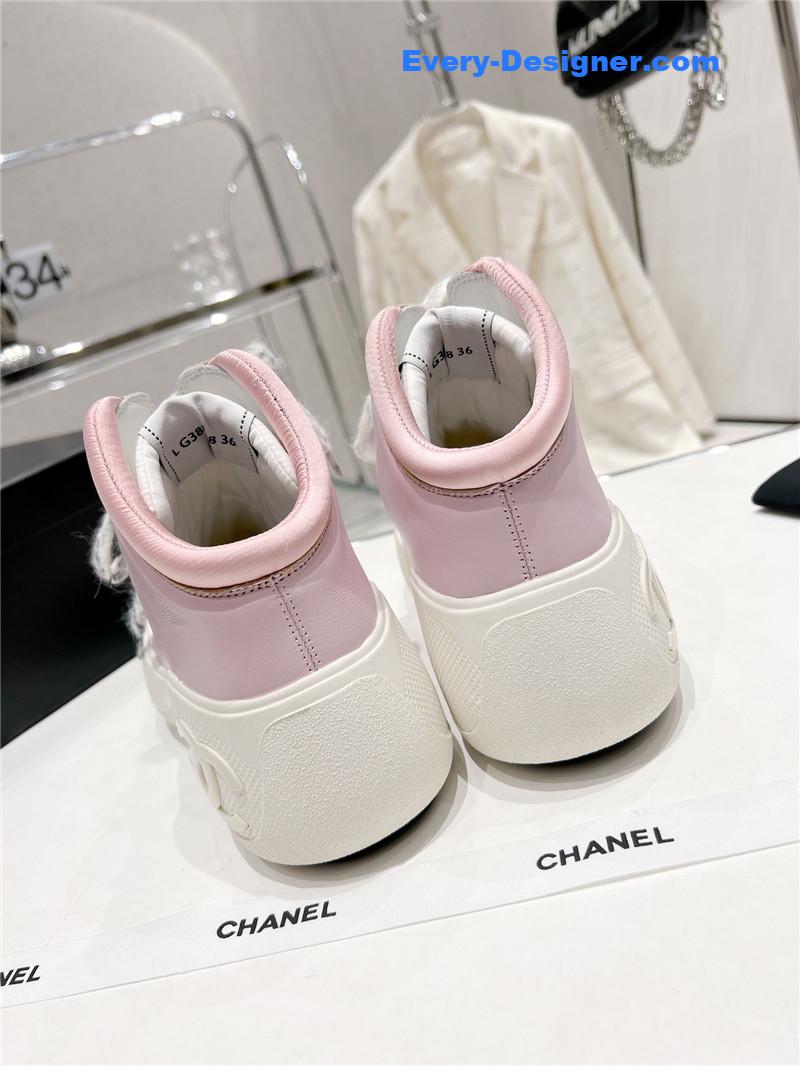 CC sports lace-up thick-soled women’s boots