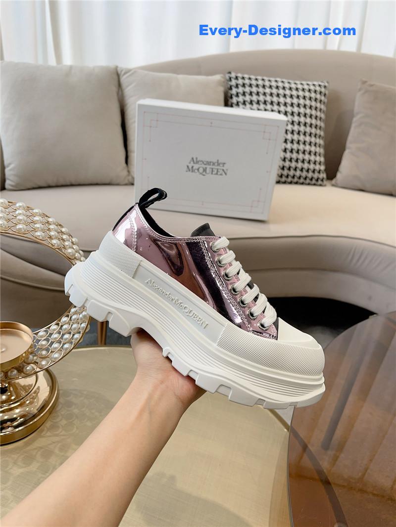 a1exa*der Mcqv*en new canvas series thick-soled dad shoes