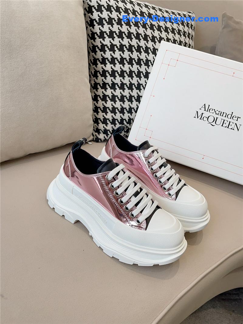 a1exa*der Mcqv*en new canvas series thick-soled dad shoes
