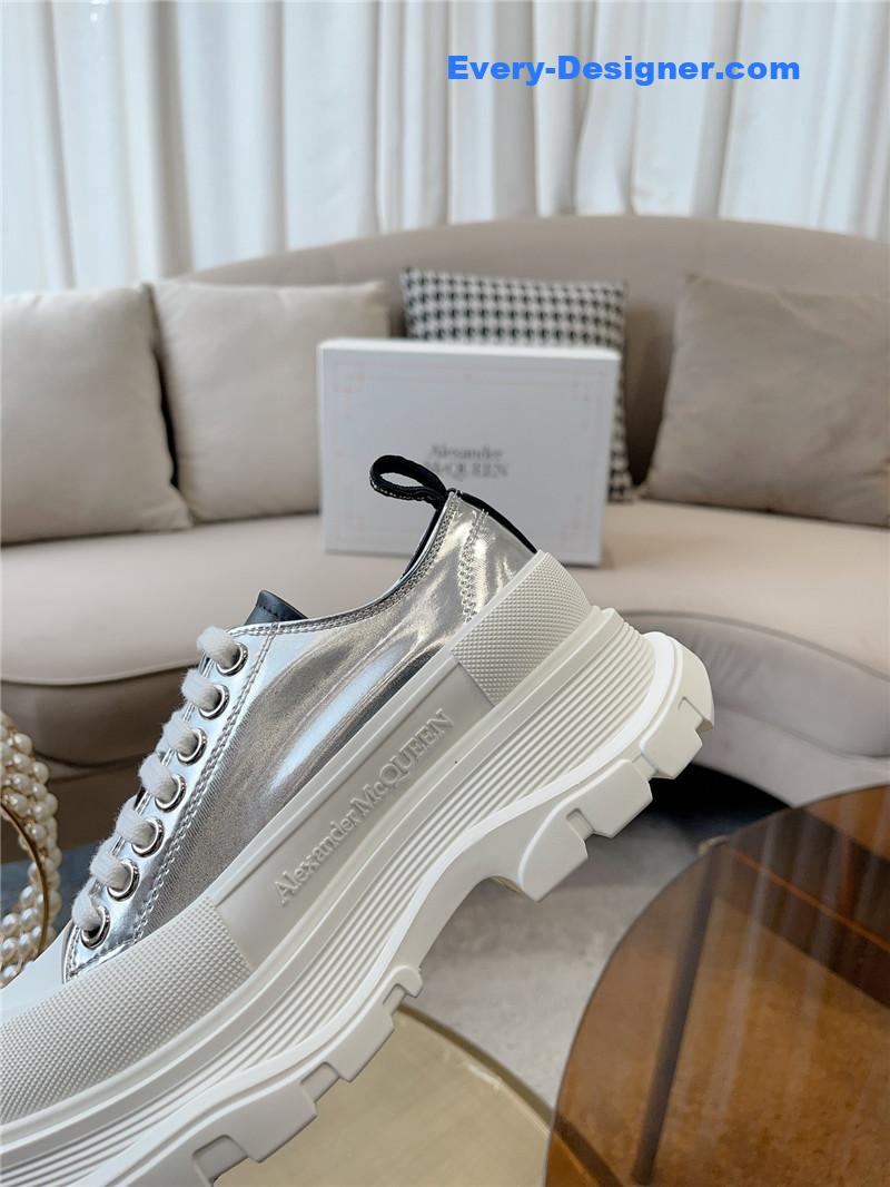 a1exa*der Mcqv*en new canvas series thick-soled dad shoes