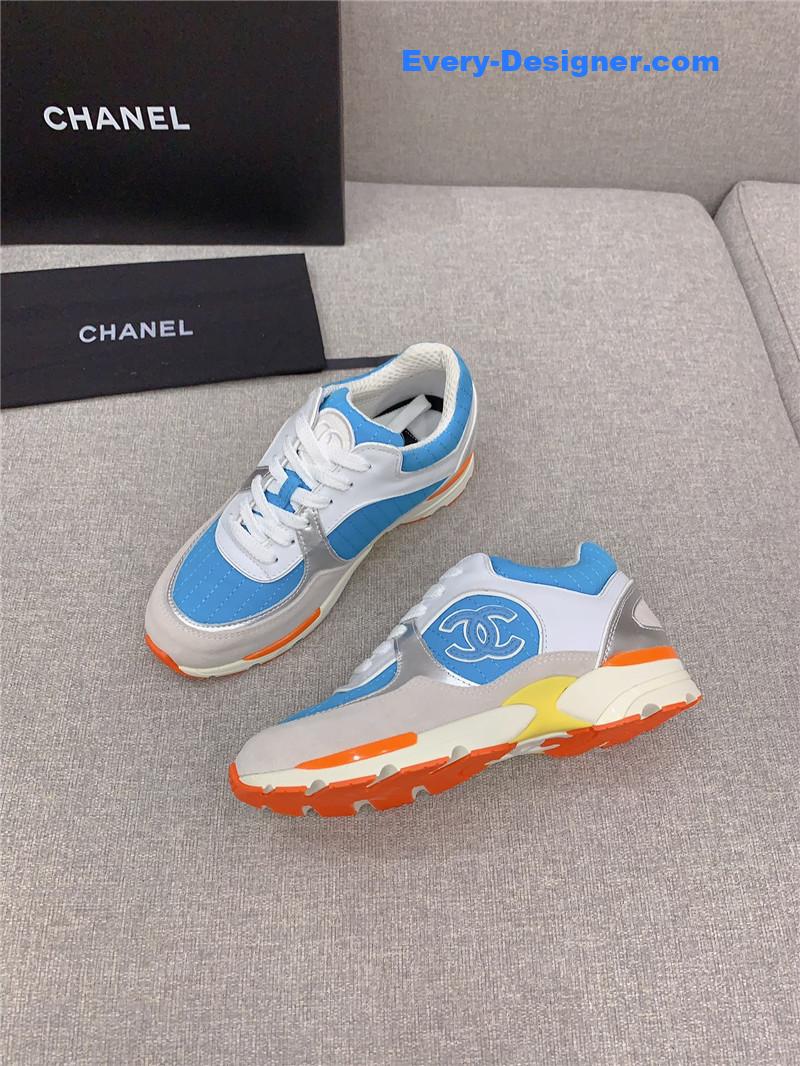 Ch**el new color block sneakers