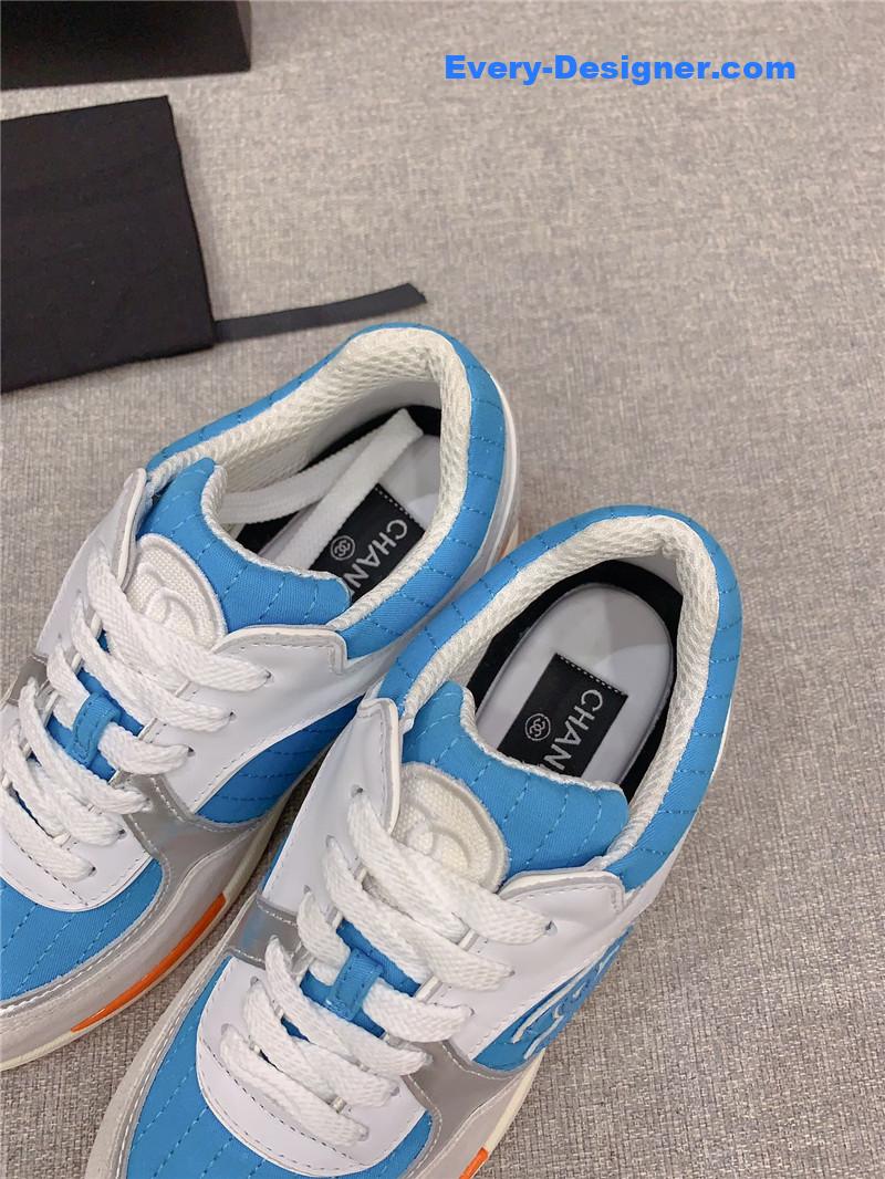 Ch**el new color block sneakers