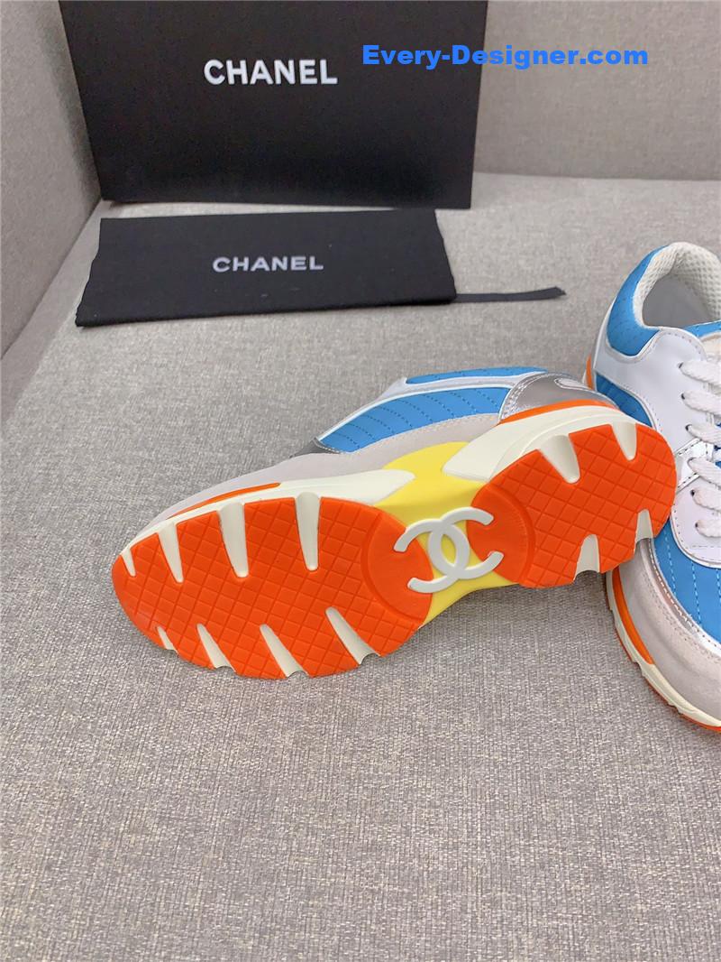 Ch**el new color block sneakers