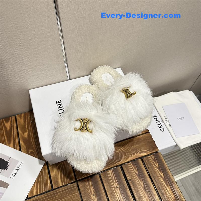 Ce1i*e new autumn and winter wool slippers