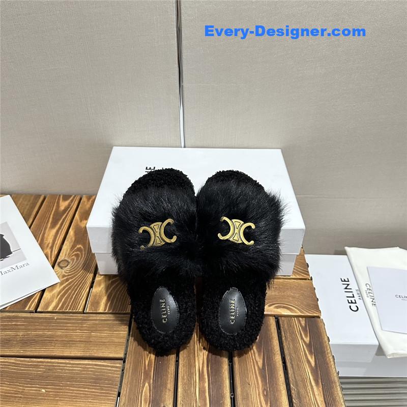 Ce1i*e new autumn and winter wool slippers