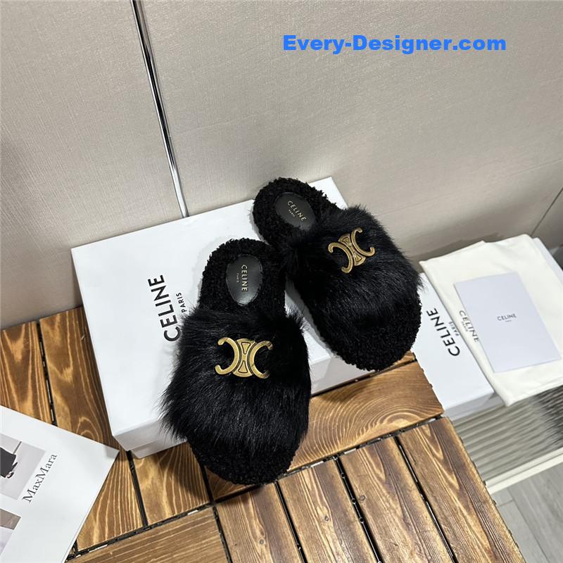 Ce1i*e new autumn and winter wool slippers