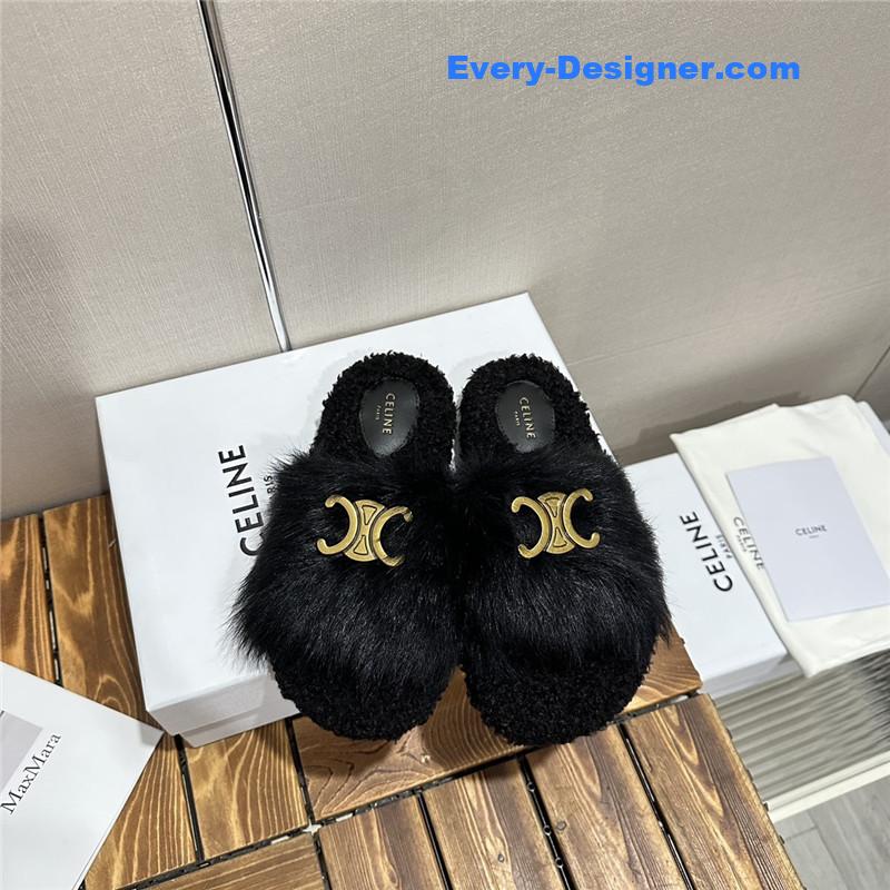 Ce1i*e new autumn and winter wool slippers