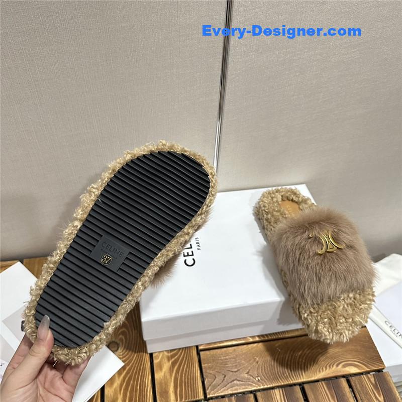 Ce1i*e new autumn and winter wool slippers