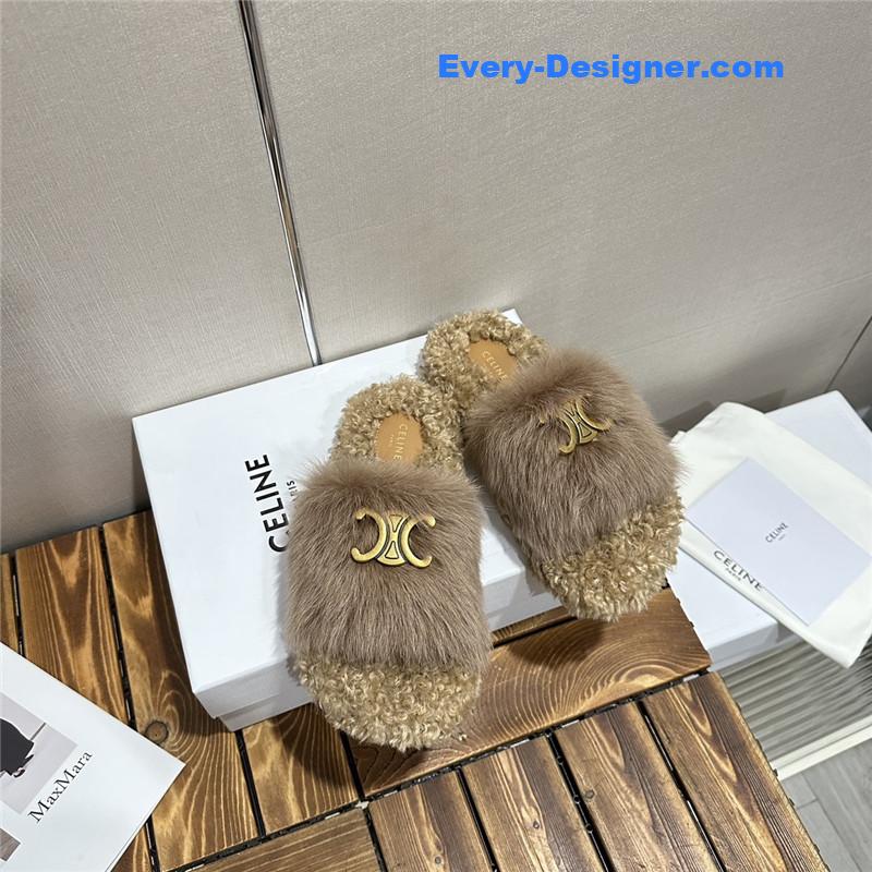 Ce1i*e new autumn and winter wool slippers