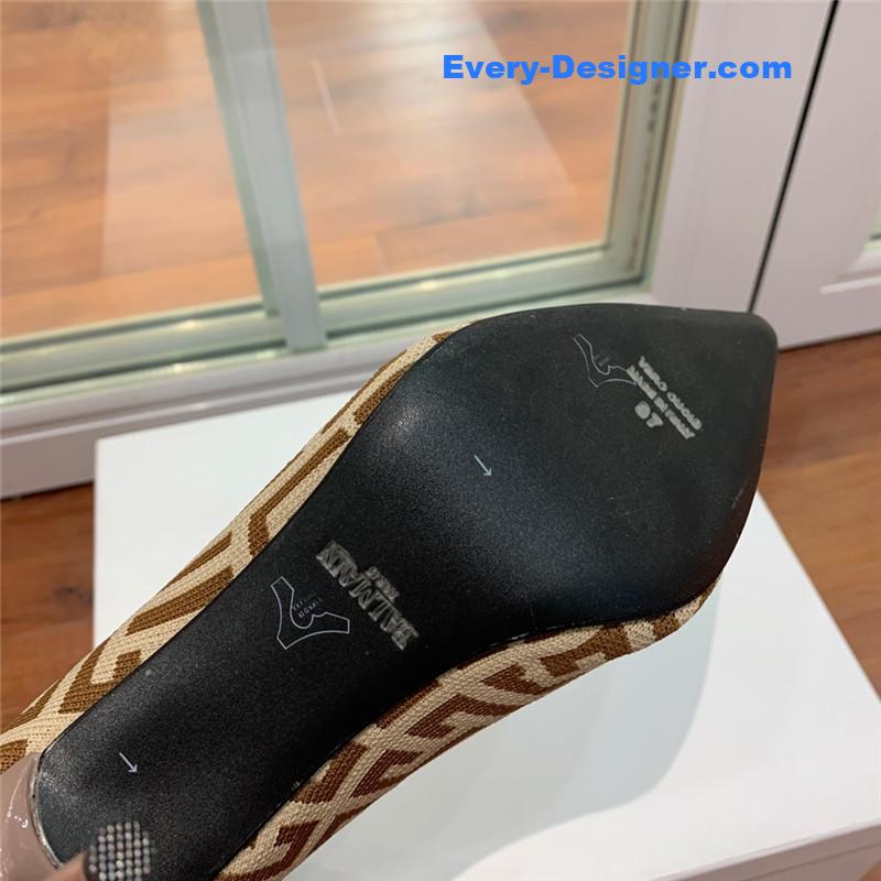 Balmain knitted stretch ankle boots