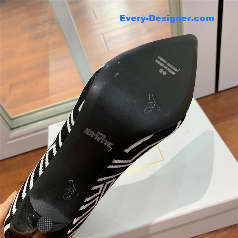 Balmain knitted stretch ankle boots