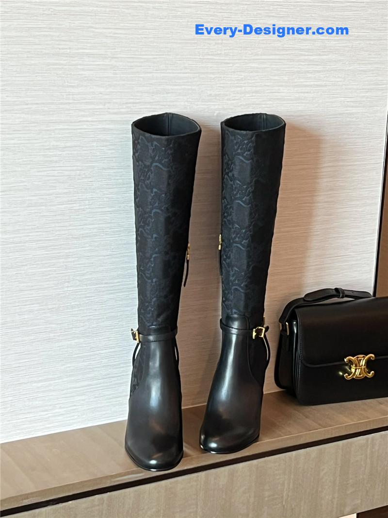 F**di autumn and winter delfina original calfskin high boots