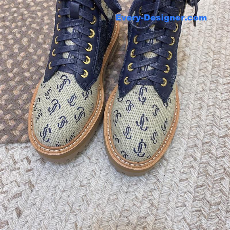 J1m*y Ch00 classic logo military boots