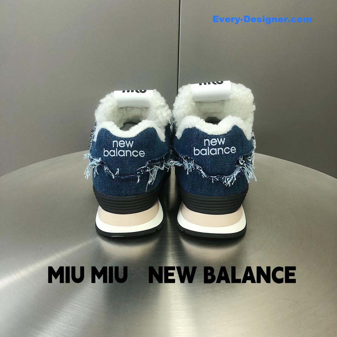 M1um1u new balance 574 joint sneakers