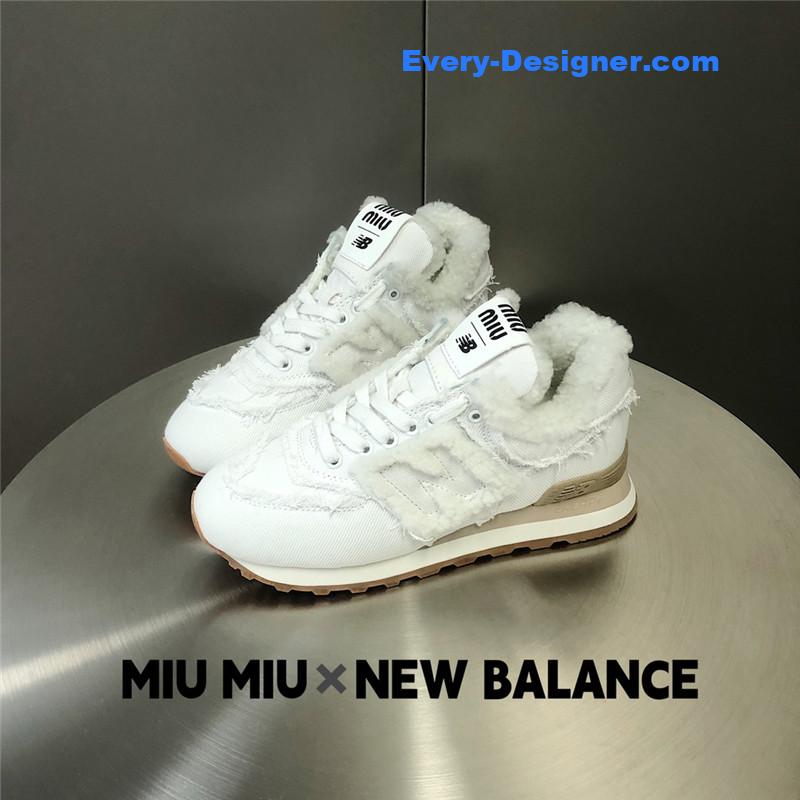M1um1u new balance 574 joint sneakers